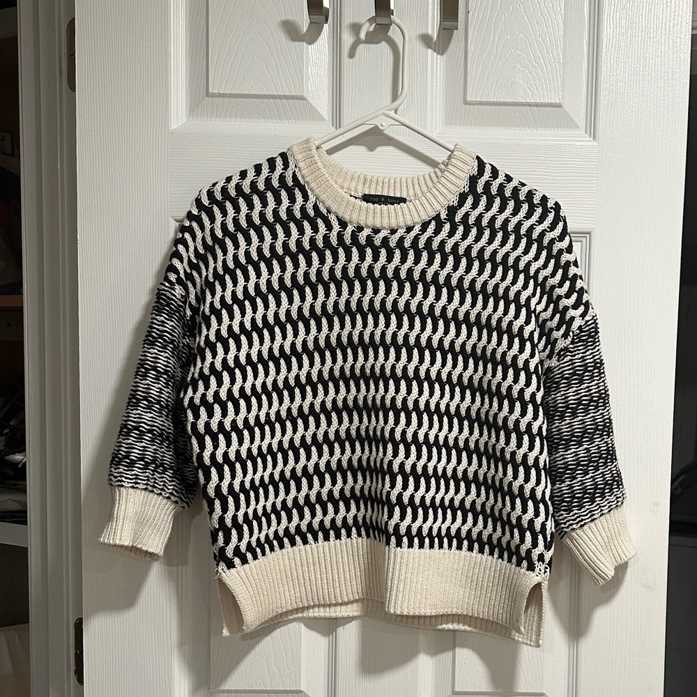 Rag & bone short sleeve sweater from last season